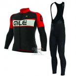 Ale Excel Ropa Ciclismo Culotte Largo 2017 Hombre Mangas Largas Weddell Rojo