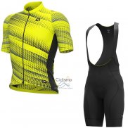 Ale Ropa Ciclismo Culotte Corto 2022 Hombre Mangas Cortas AMarillo