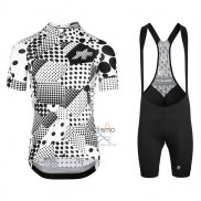 Assos Erlkoenig Ropa Ciclismo Culotte Corto 2020 Hombre Mangas Cortas Negro Blanco