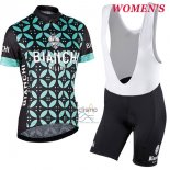 Bianchi Ropa Ciclismo Culotte Corto 2017 Mujer Mangas Cortas Verde