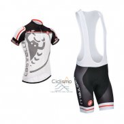 Castelli Ropa Ciclismo Culotte Corto 2014 Hombre Mangas Cortas Negro y Gris