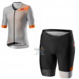 Castelli Ropa Ciclismo Culotte Corto 2021 Hombre Mangas Cortas Gris