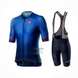 Castelli Ropa Ciclismo Culotte Corto 2021 Hombre Mangas Cortas Profundo Negro Azul