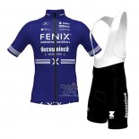 Deceuninck Quick Step Ropa Ciclismo Culotte Corto 2023 Mangas Cortas Violeta