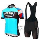 Euskadi Murias Ropa Ciclismo Culotte Corto 2019 Hombre Mangas Cortas Azul Negro