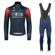 Ineos Grenadiers Ropa Ciclismo Culotte Largo 2022 Mangas Largas APagado Azul