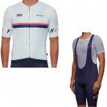 Maap Nationals Ropa Ciclismo Culotte Corto 2019 Hombre Mangas Cortas Blanco