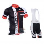 Pinarello Ropa Ciclismo Culotte Corto 2013 Hombre Mangas Cortas Rojo y Negro