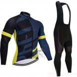 Specialized Ropa Ciclismo Culotte Largo 2019 Hombre Mangas Largas Negro Azul AMarillo