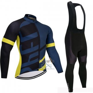 Specialized Ropa Ciclismo Culotte Largo 2019 Hombre Mangas Largas Negro Azul AMarillo
