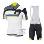 Sportful Ropa Ciclismo Culotte Corto 2016 Hombre Mangas Cortas Blanco y Gris