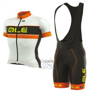 Ale Graphics Prr Bermuda Ropa Ciclismo Culotte Corto 2017 Hombre Mangas Cortas Naranja y Blanco