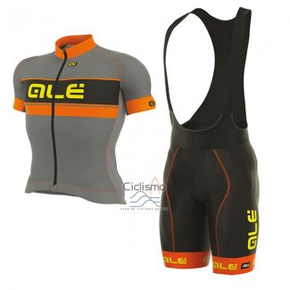 Ale Graphics Prr Bermuda Ropa Ciclismo Culotte Corto 2017 Hombre Mangas Cortas Naranja y Gris