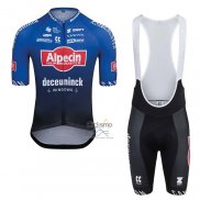 Alpecin-deceuninck Ropa Ciclismo Culotte Corto 2023 Mangas Cortas Azul