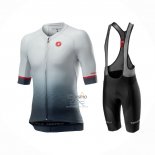 Castelli Ropa Ciclismo Culotte Corto 2021 Hombre Mangas Cortas Negro Gris Blanco