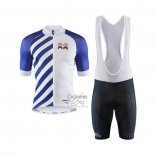 Craft Ropa Ciclismo Culotte Corto 2020 Hombre Mangas Cortas Azul Blanco