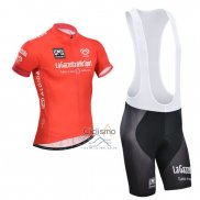 Giro d'Italia Ropa Ciclismo Culotte Corto 2014 Hombre Mangas Cortas Rojo