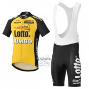 Lotto NL Jumbo Ropa Ciclismo Culotte Corto 2017 Mangas Cortas Jumbo AMarillo