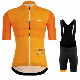 Rapha Ropa Ciclismo Culotte Corto 2020 Hombre Mangas Cortas Naranja
