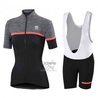 Sportful Ropa Ciclismo Culotte Corto 2017 Mujer Mangas Cortas Giara Negro