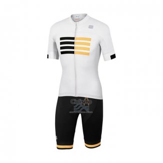 Sportful Ropa Ciclismo Culotte Corto 2021 Hombre Mangas Cortas Blanco