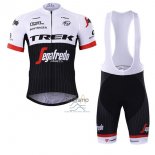 Trek Segafrojoo Ropa Ciclismo Culotte Corto 2017 Mangas Cortas Negro y Blanco