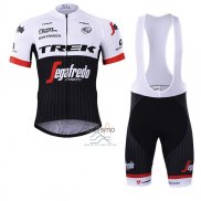 Trek Segafrojoo Ropa Ciclismo Culotte Corto 2017 Mangas Cortas Negro y Blanco