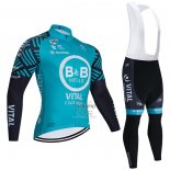 Vital Concept-bb Hotels Ropa Ciclismo Culotte Largo 2021 Hombre Mangas Largas Azul Claro