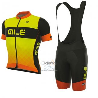 Ale R-ev1 Rumbles Ropa Ciclismo Culotte Corto 2017 Hombre Mangas Cortas AMarillo