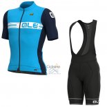 Ale Ropa Ciclismo Culotte Corto 2021 Hombre Mangas Cortas Azul(6)