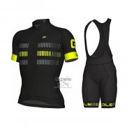 Ale Ropa Ciclismo Culotte Corto 2021 Hombre Mangas Cortas Gris AMarillo