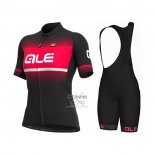 Ale Ropa Ciclismo Culotte Corto 2021 Mujer Mangas Cortas Rojo