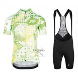 Assos Erlkoenig Ropa Ciclismo Culotte Corto 2020 Hombre Mangas Cortas Verde Blanco