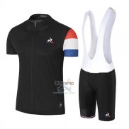 Coq Sportif Tour DE Francia Ropa Ciclismo Culotte Corto 2017 Hombre Mangas Cortas Negro
