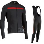 Northwave Ropa Ciclismo Culotte Largo 2017 Hombre Mangas Largas Negro