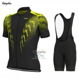 Rapha Ropa Ciclismo Culotte Corto 2019 Hombre Mangas Cortas Negro AMarillo