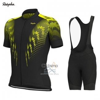 Rapha Ropa Ciclismo Culotte Corto 2019 Hombre Mangas Cortas Negro AMarillo