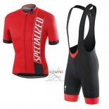 Specialized Ropa Ciclismo Culotte Corto 2016 Hombre Mangas Cortas Rojo Blanco Negro
