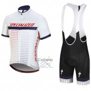 Specialized Ropa Ciclismo Culotte Corto 2018 Hombre Mangas Cortas Blanco Rojo Violeta