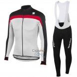 Sportful Ropa Ciclismo Culotte Largo 2016 Hombre Mangas Largas Blanco