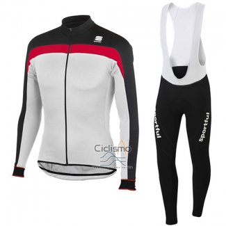 Sportful Ropa Ciclismo Culotte Largo 2016 Hombre Mangas Largas Blanco