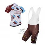 Ag2rla Ropa Ciclismo Culotte Corto 2016 Mangas Cortas Brown