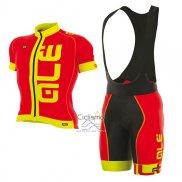 Ale Graphics Prr Arcobaleno Ropa Ciclismo Culotte Corto 2017 Hombre Mangas Cortas Rojo