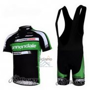 Cannondale Ropa Ciclismo Culotte Corto 2011 Hombre Mangas Cortas Negro y Verde