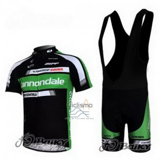 Cannondale Ropa Ciclismo Culotte Corto 2011 Hombre Mangas Cortas Negro y Verde