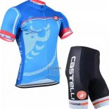 Castelli Ropa Ciclismo Culotte Corto 2020 Hombre Mangas Cortas Azul