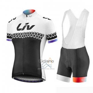 Liv Ropa Ciclismo Culotte Corto 2019 Mujer Mangas Cortas Negro Blanco