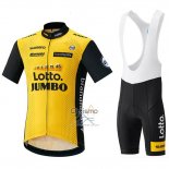 Lotto NL Jumbo Ropa Ciclismo Culotte Corto 2018 Mangas Cortas AMarillo y Negro