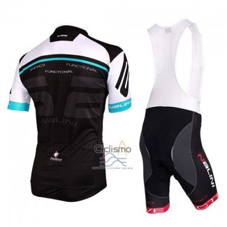 Nalini Ropa Ciclismo Culotte Corto 2018 Men Mangas Cortas Blanco y Negro