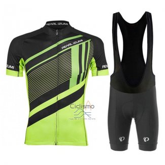 Pearl Izumi Ropa Ciclismo Culotte Corto 2017 Hombre Mangas Cortas Verde y Negro